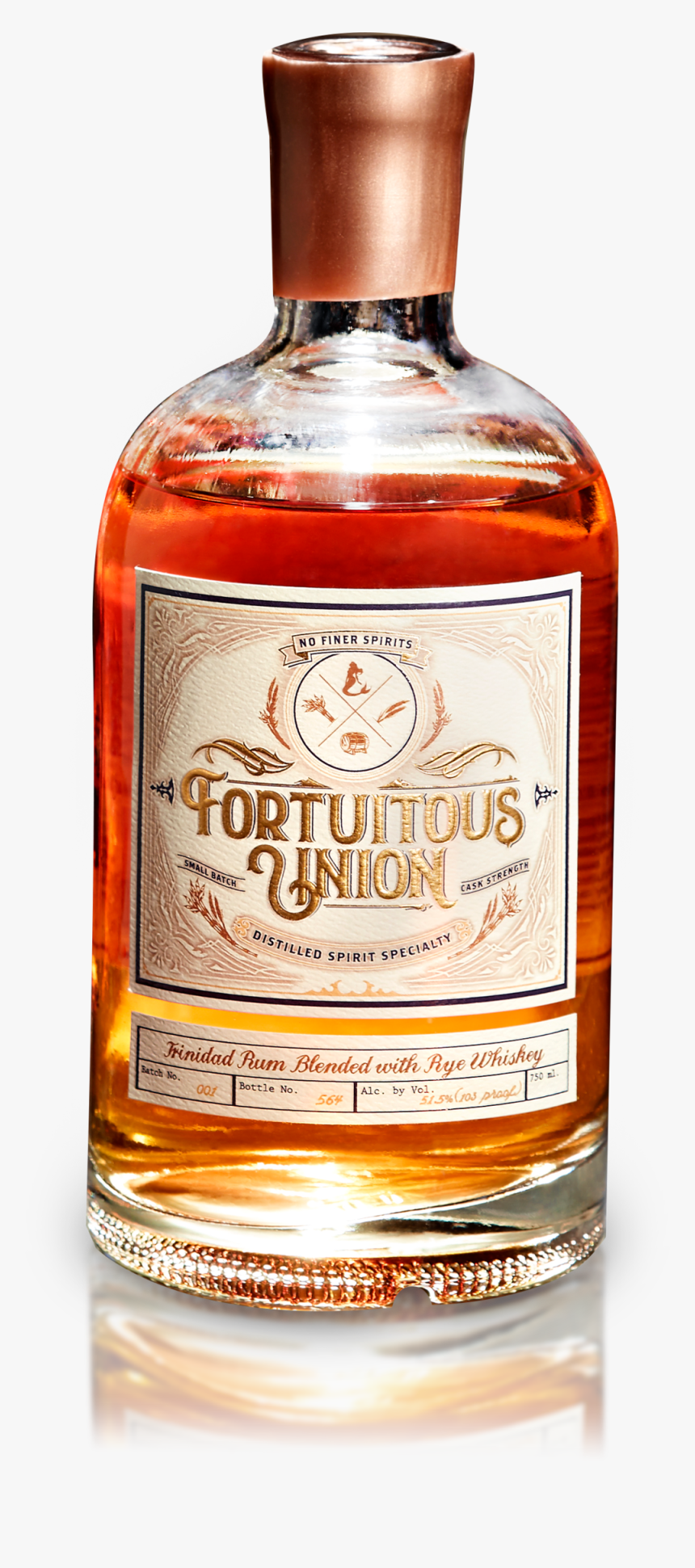 Fortuitous Union Bottle - Glass Bottle, HD Png Download, Free Download
