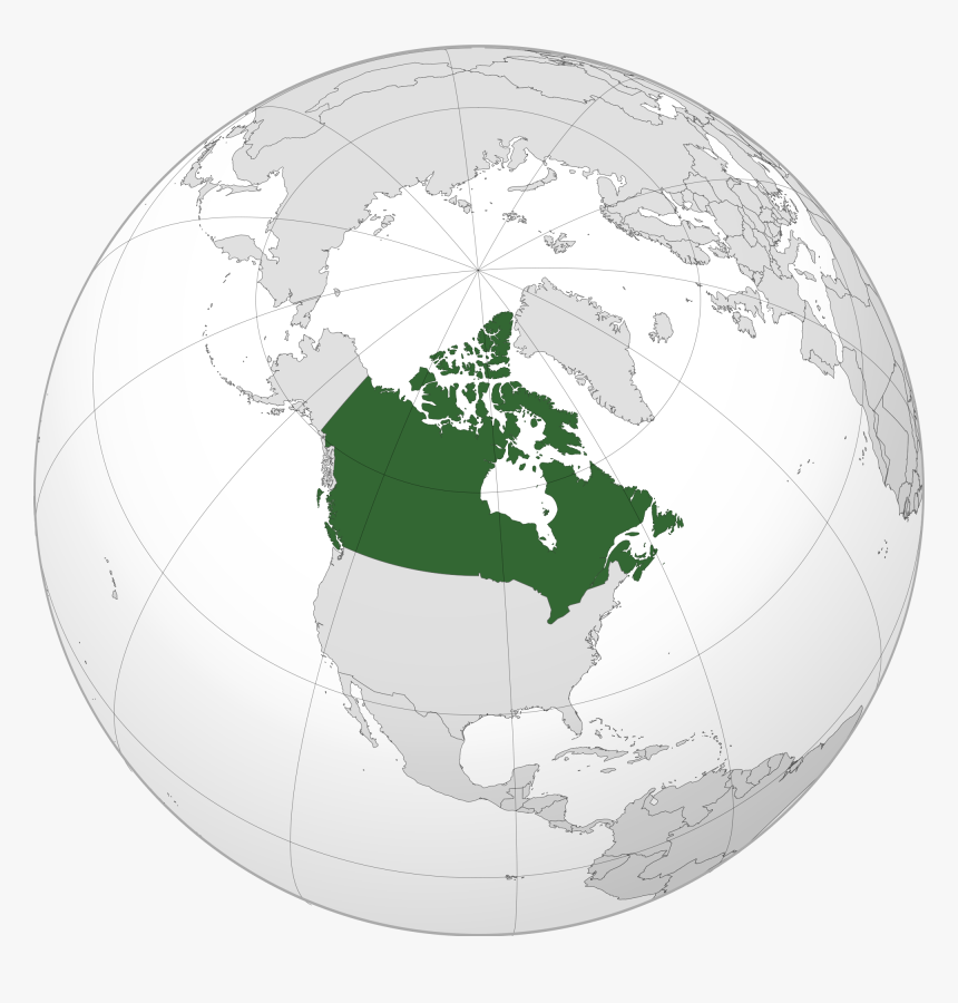 Canada Map - Canada On Earth Map, HD Png Download, Free Download