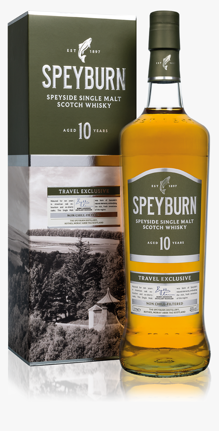 Speyburn Speyside Single Malt Scotch Whisky 10 Yo, HD Png Download, Free Download