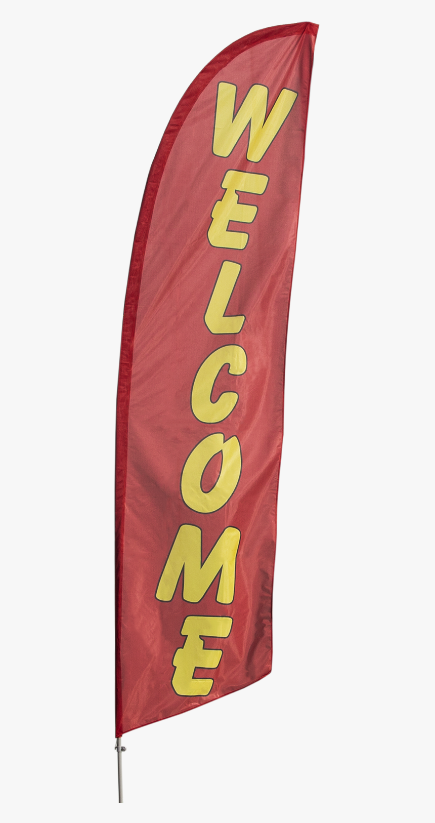 Welcome Customers With Our Yellow On Red "welcome - Banner, HD Png Download, Free Download