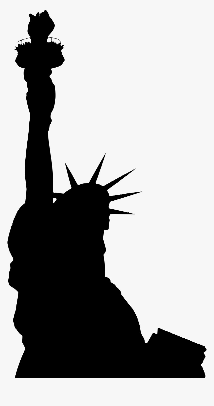 statue of liberty silhouette free