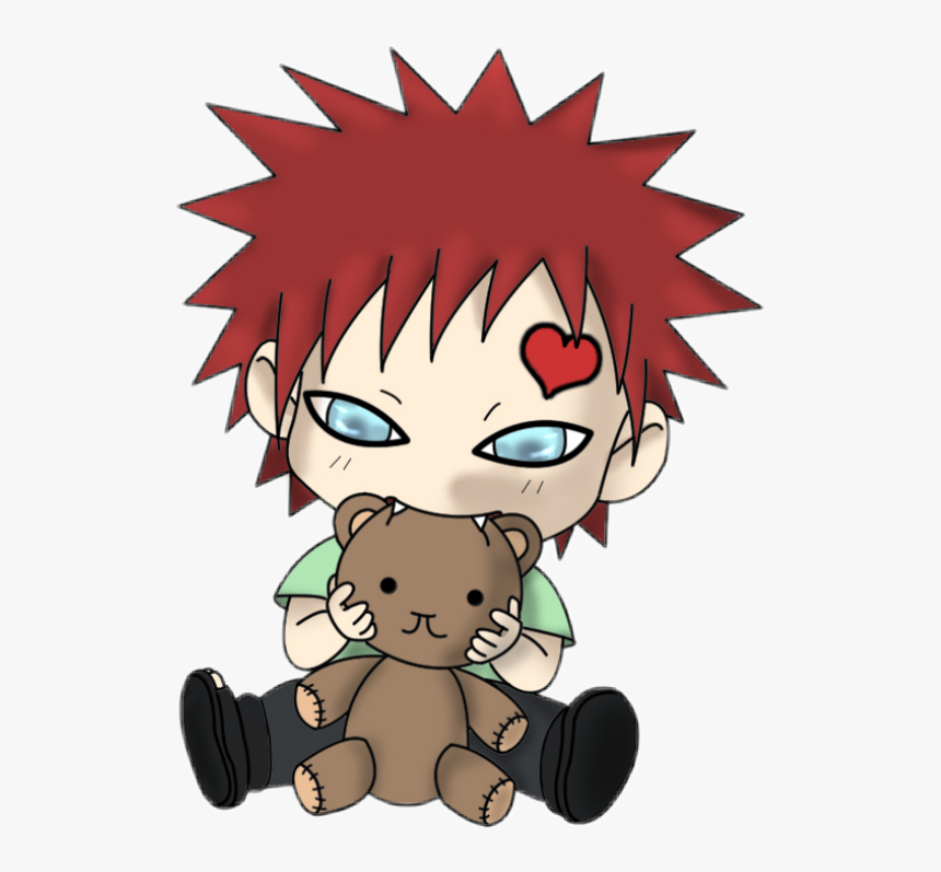 #gaara #naruto #chibi #cute #hannah #bear - Gaara Chibi, HD Png Download, Free Download