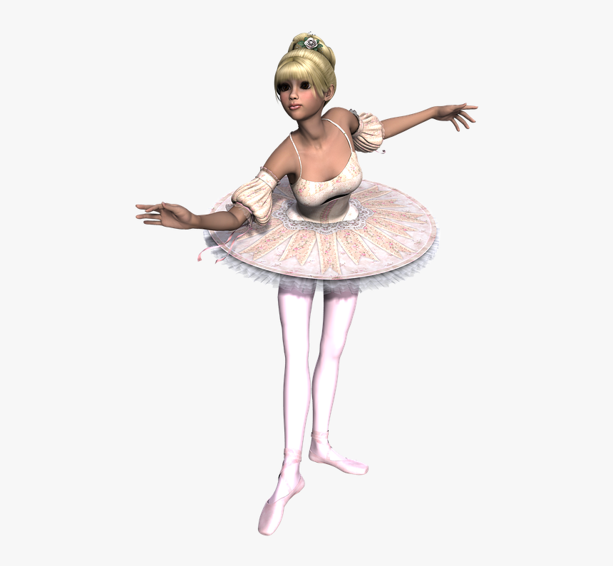 Girl, Dance, Classic, Tutu, 3d, Render - Ballerina Tutù 3d, HD Png Download, Free Download