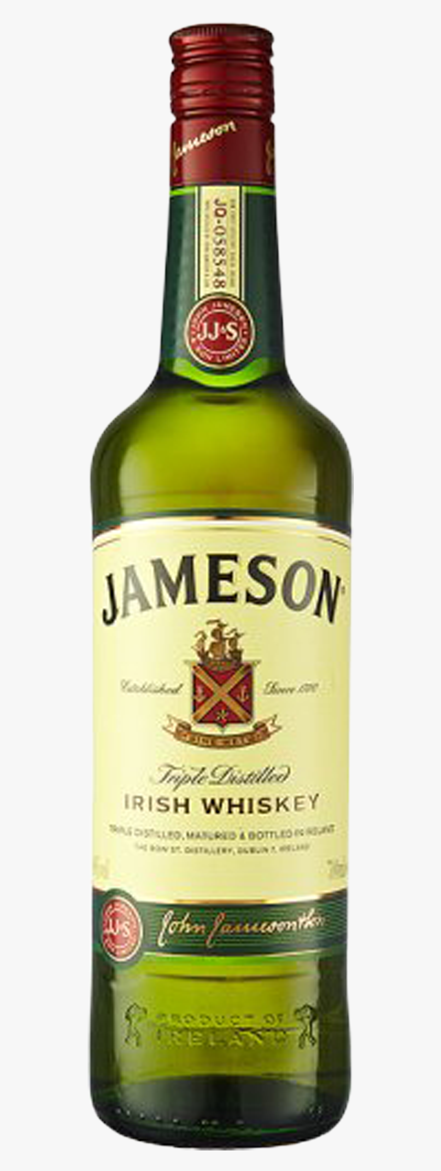 Jameson Bottle Png - Jameson Irish Whisky 750ml, Transparent Png, Free Download