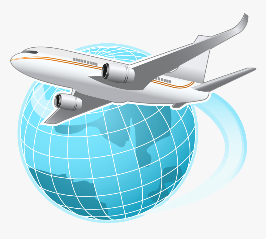 Absolute Worldwide Logistics - Airplane Around The Earth, HD Png Download, Free Download