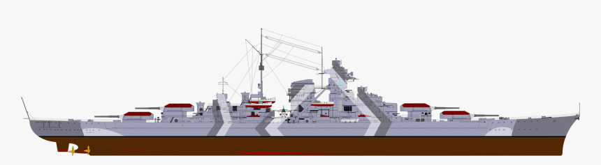 Heavy Cruiser German Battleship Bismarck Battlecruiser - Bismarck Png, Transparent Png, Free Download