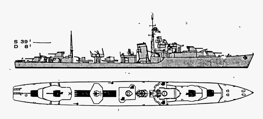 Protected Warship - Battleship Clipart, HD Png Download, Free Download