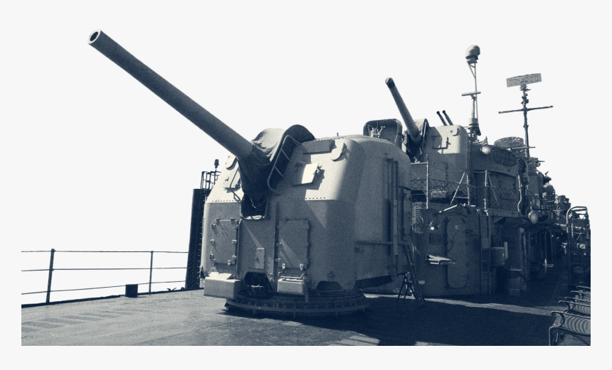 Cutout-guns - Fletcher Class Destroyer Museum, HD Png Download, Free Download