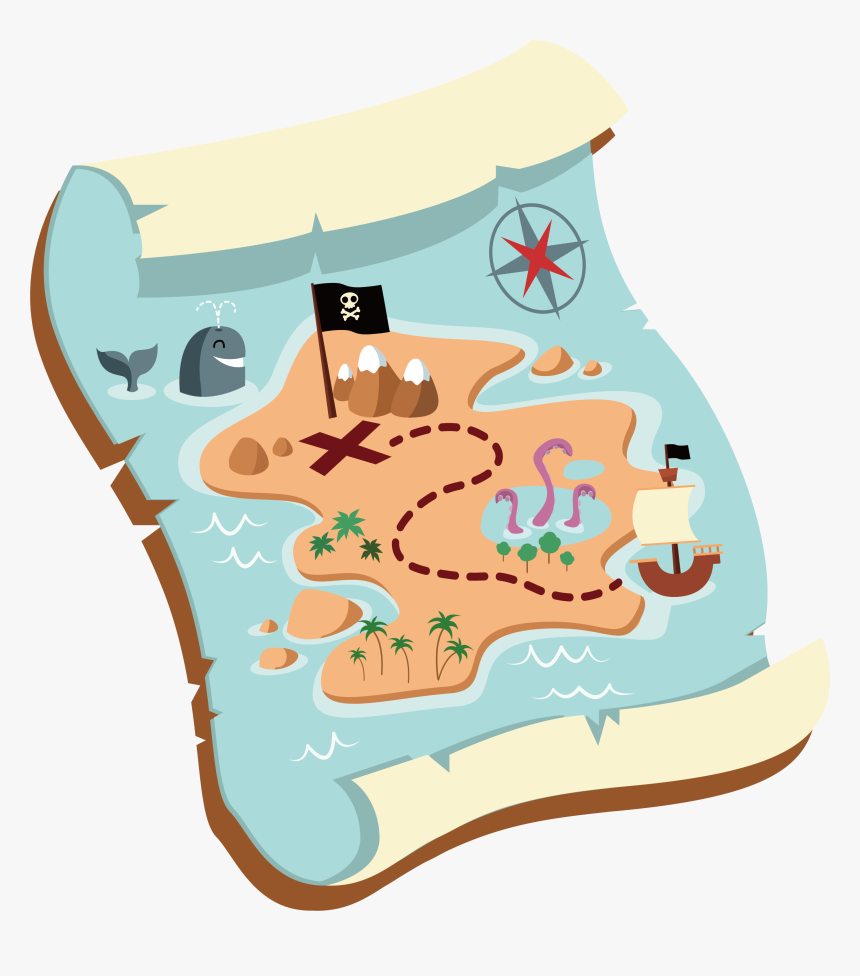 Clip Art Clip Art Treasure Map - Clip Art Treasure Map, HD Png Download - kindpng