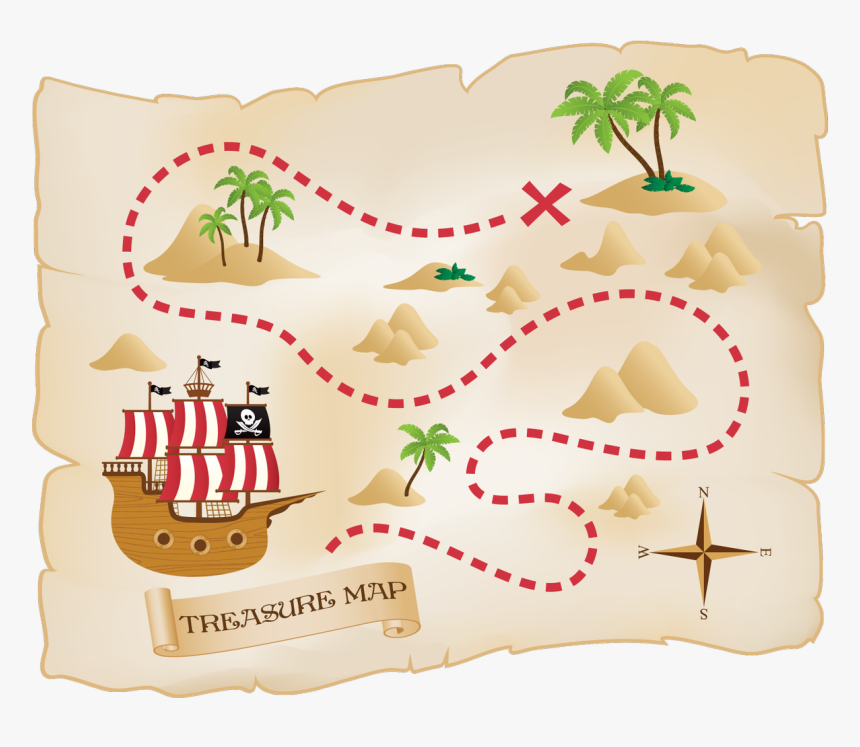 Treasure Map For Kids, HD Png Download, Free Download