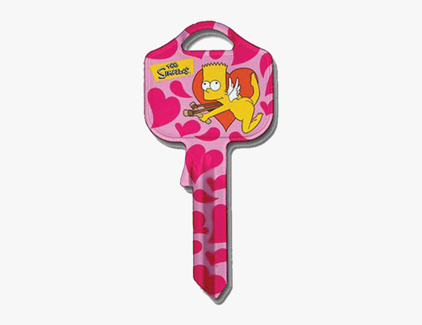 Silca Ulo50l 5 Pin Novelty Bart Cupid Simpsons Cylinder - Tool, HD Png Download, Free Download