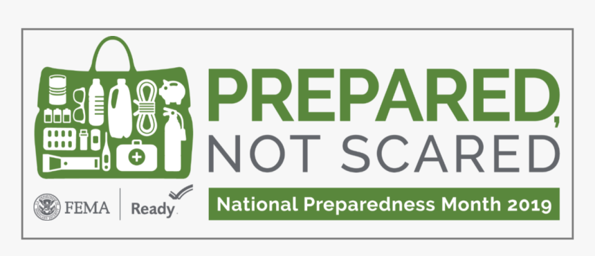 Prepared Not Scared - Ready Gov, HD Png Download, Free Download