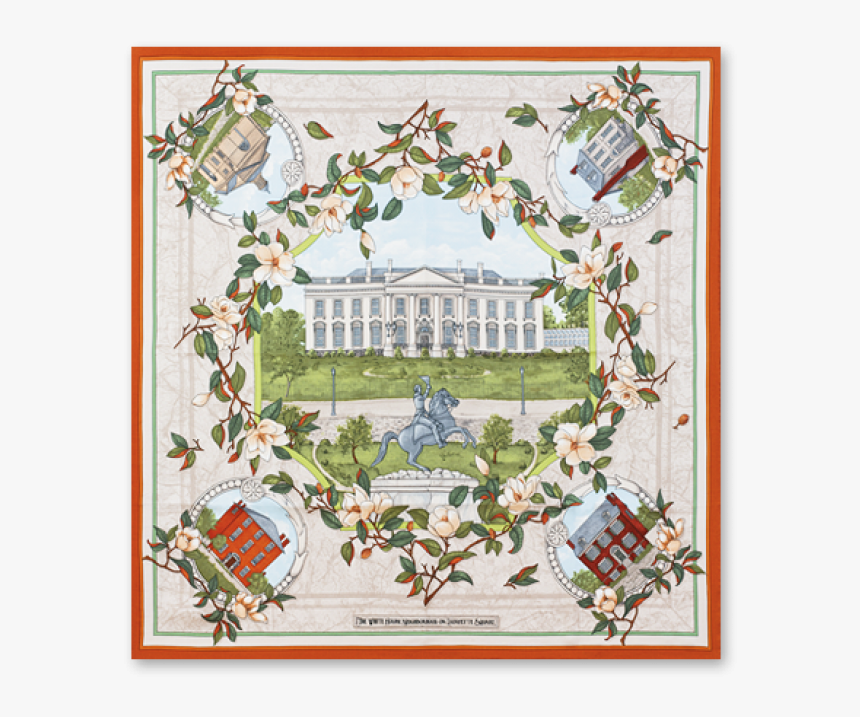 White House Neighborhood Scarf - Illustration, HD Png Download, Free Download
