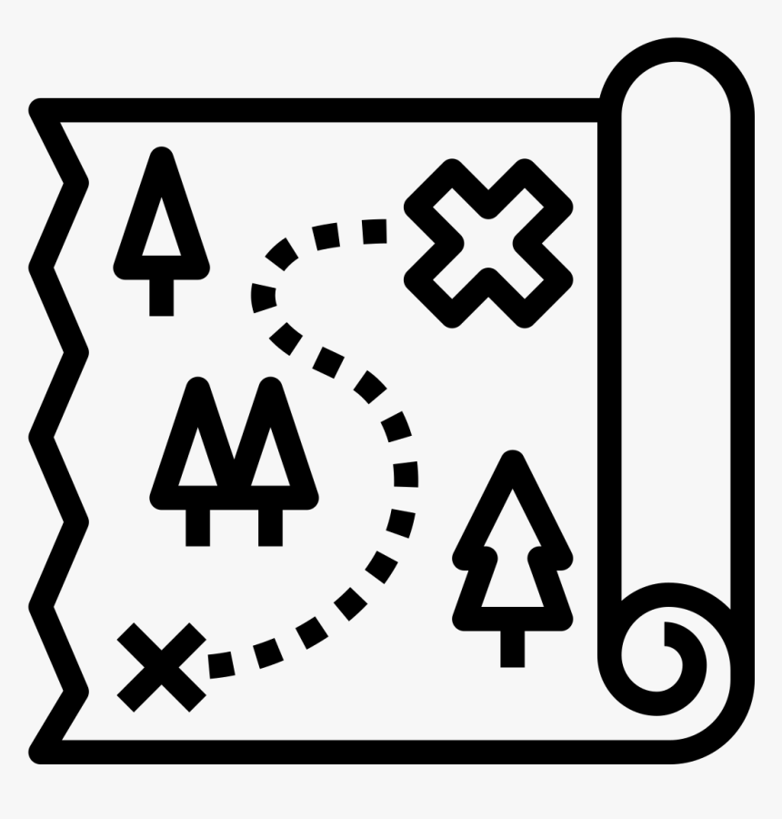 Treasure Map Icon Png, Transparent Png, Free Download