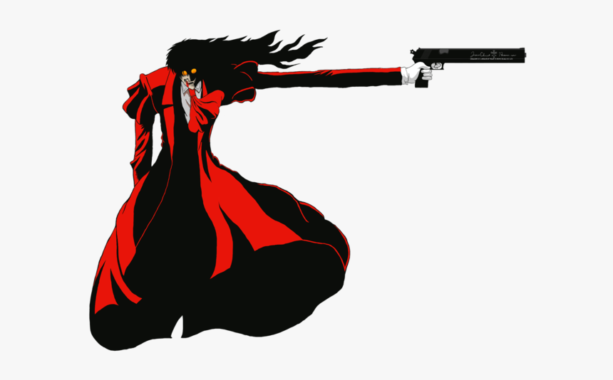 Alucard Png Free Download - Hellsing Clipart, Transparent Png, Free Download