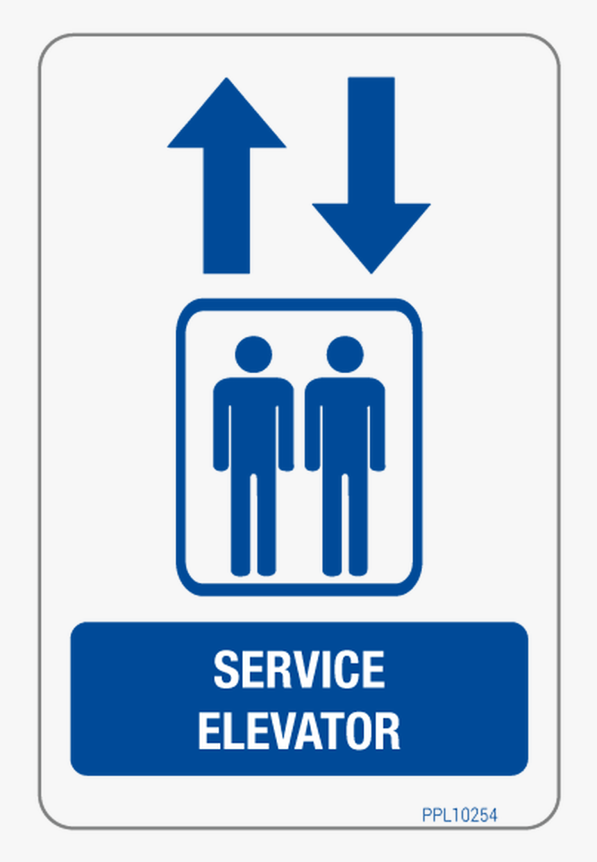 Elevator This Way Sign, HD Png Download, Free Download