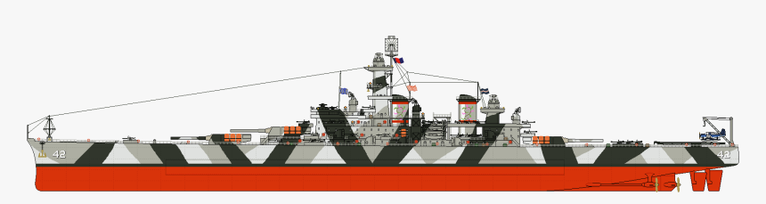 Oceanic Navy Metropolitan Class Battleship By Lapeer - Pixel Art Uss Iowa, HD Png Download, Free Download