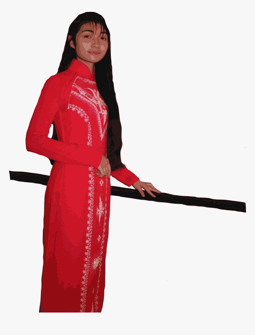 Vietnam Traditional Dress Png, Transparent Png, Free Download