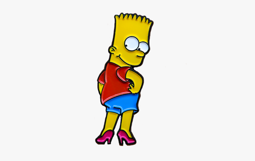 Heal Toe Bart Pin - Bart Simpson, HD Png Download, Free Download