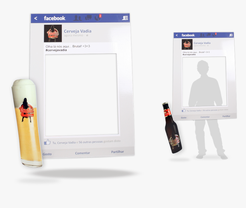 Photoboot Facebook3 - Glass Bottle, HD Png Download, Free Download