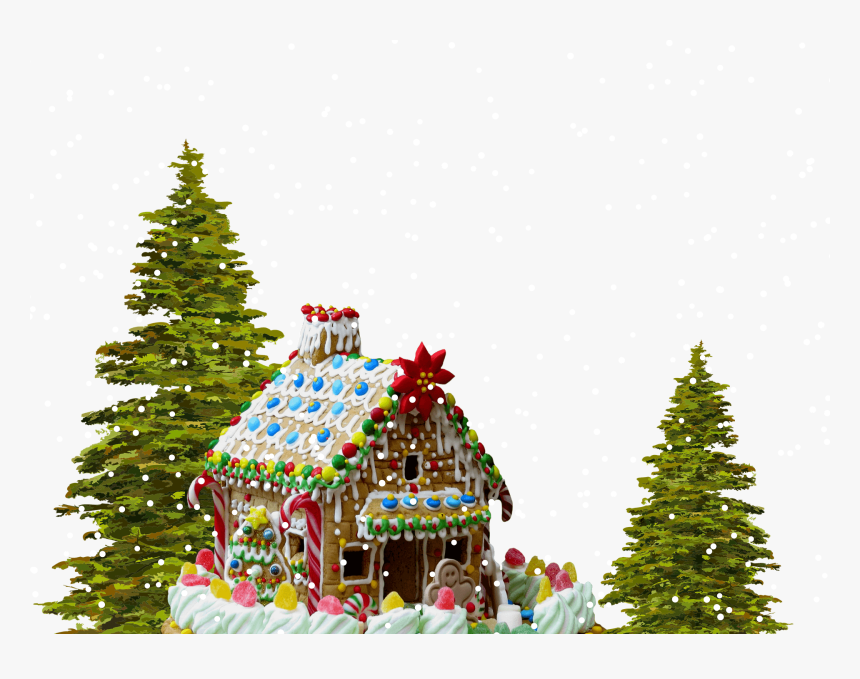Line Drawing Transparent Christmas Tree, HD Png Download, Free Download