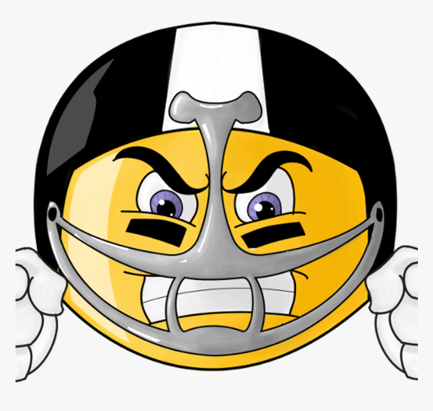 Transparent Eye Roll Clipart - Football Game Face Emoji, HD Png Download, Free Download