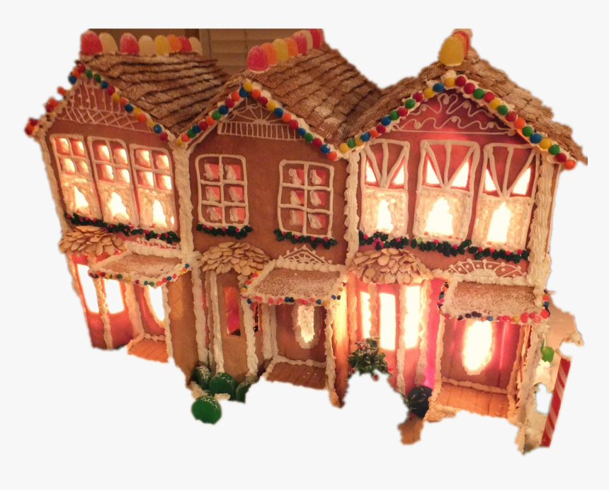 Gingerbread House Png Download Image, Transparent Png, Free Download