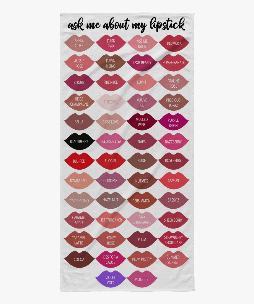 Ask Me About My Lipstick - Hello Gorgeous Fruit Swatch, HD Png Download, Free Download