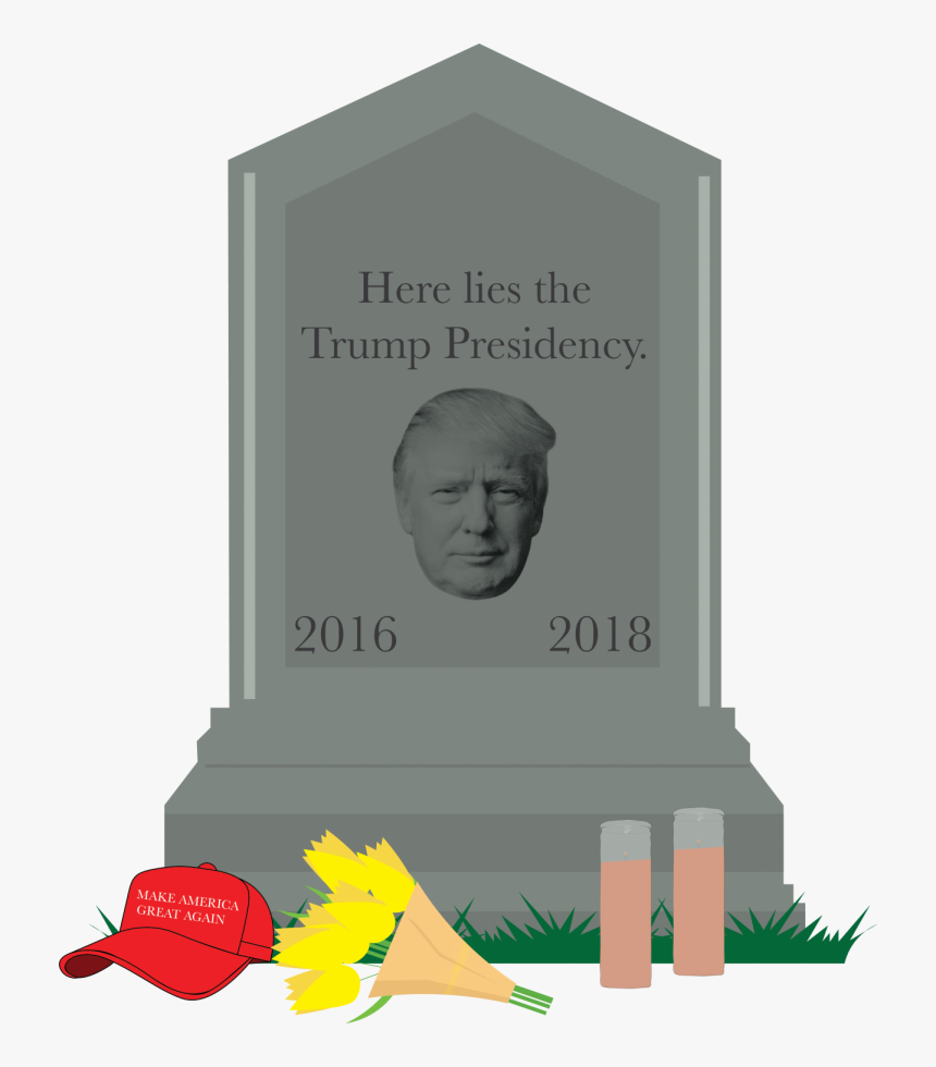 Ally Zacek %7c The Depaulia - Trump Gravestone Make America Great Again, HD Png Download, Free Download