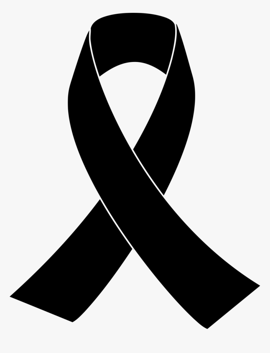 Cancer Logo Png - Free Black Ribbon Vector, Transparent Png, Free Download