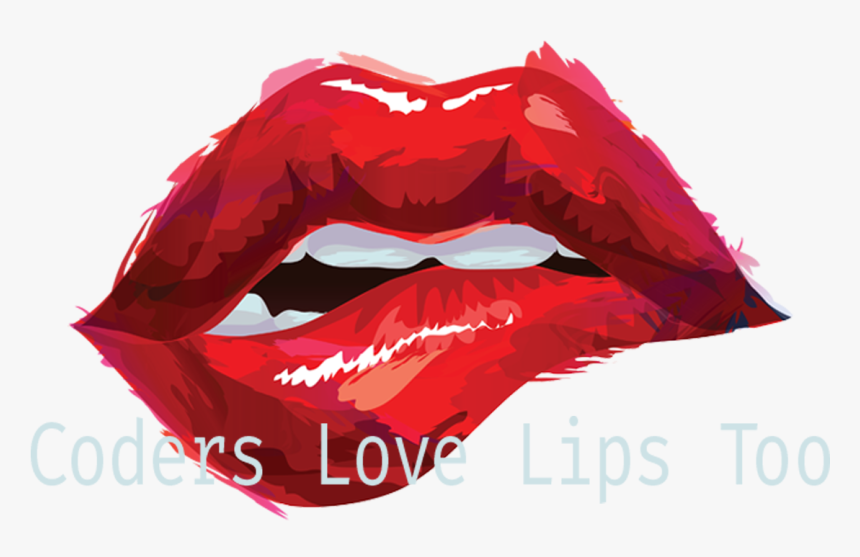 Sexy Biting Lips, HD Png Download, Free Download