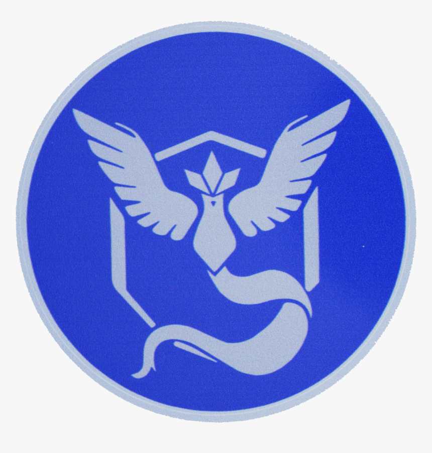 Pokemon Go Team Mystic Blue Background - Pokemon Go Team Mystic Logo, HD Png Download, Free Download