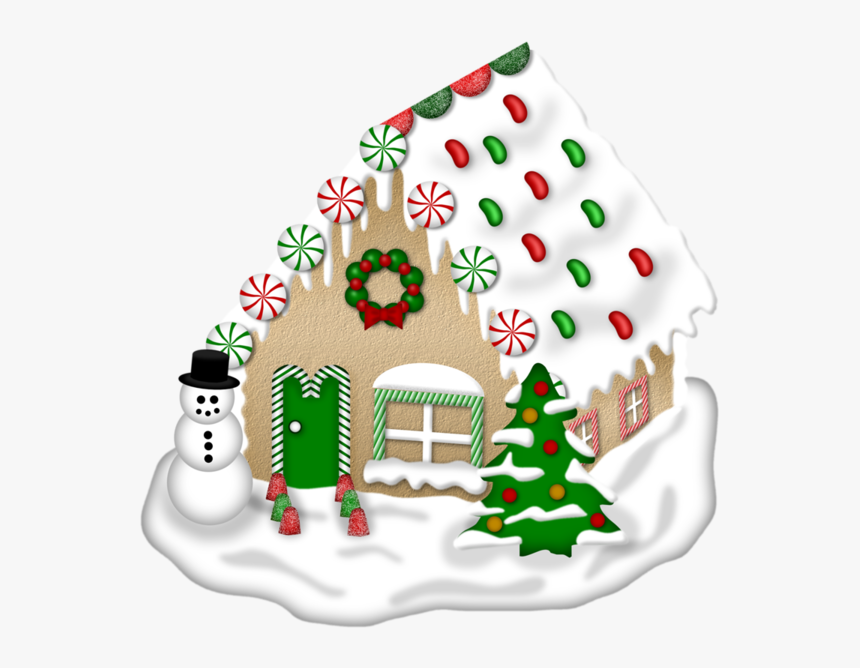 Transparent Gingerbread House Clipart - Gingerbread House, HD Png Download, Free Download