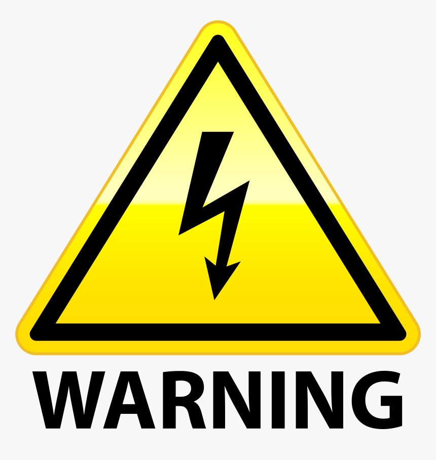 Symbol Hazard Sign High Safety Voltage Clipart, HD Png Download, Free Download
