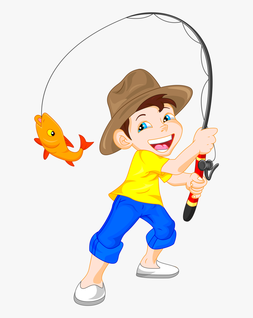 Child Fishing Clipart Images