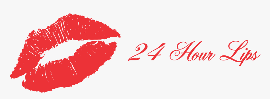 24 Hour Lips - Calligraphy, HD Png Download, Free Download