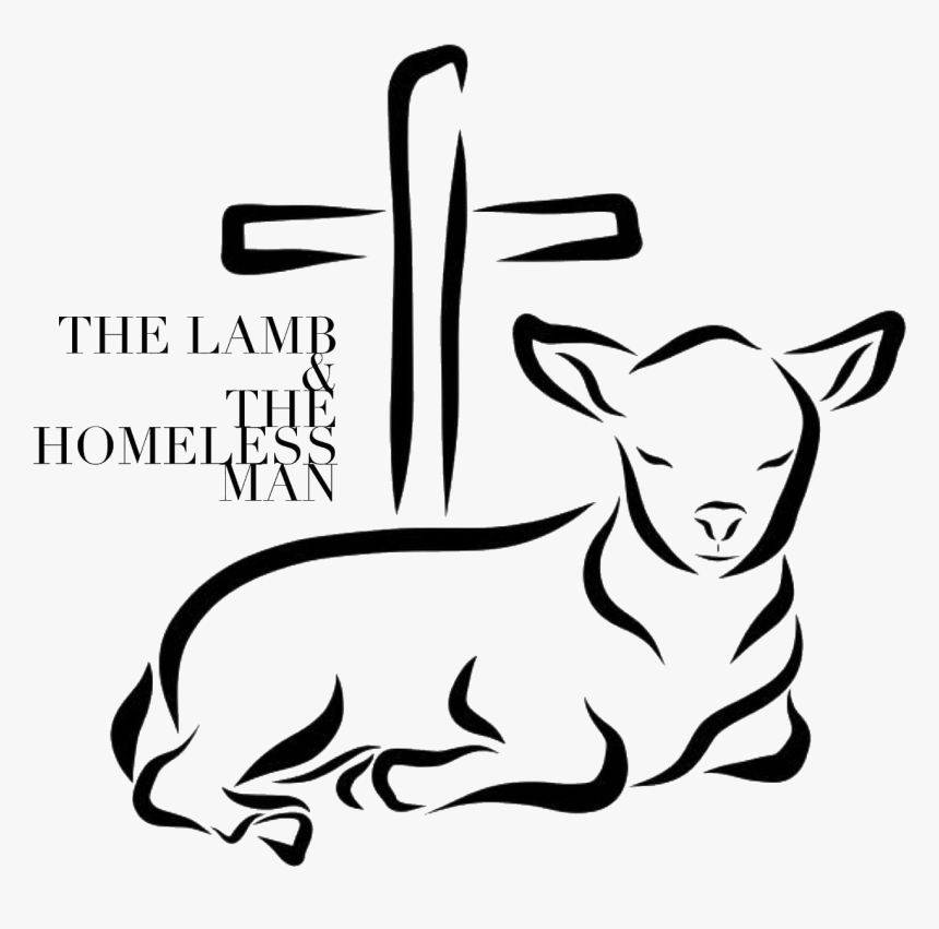 John Roush Was A Fatherless Man - Sleeping Lamb Drawing, HD Png Download, Free Download