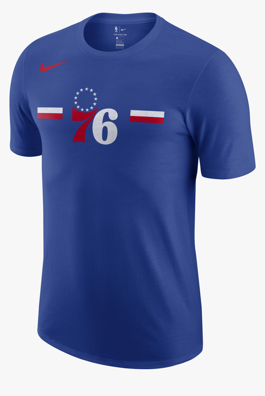 Nike Nba Philadelphia 76ers Logo Dry Tee - Juventus Away Kit Blue, HD Png Download, Free Download