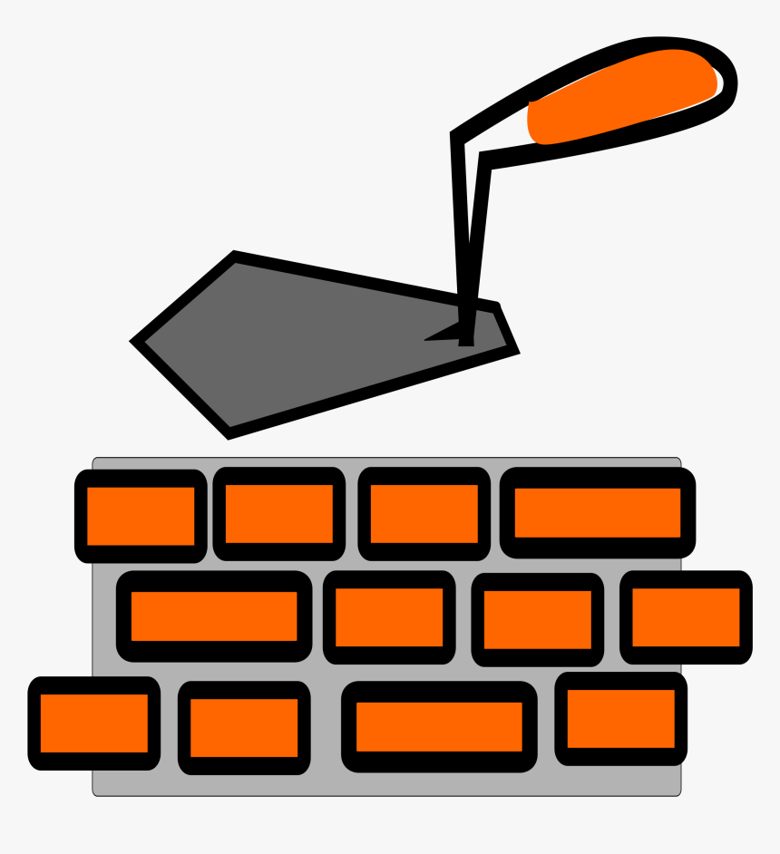 Building Bricks Clipart - Bricklaying Clipart, HD Png Download, Free Download