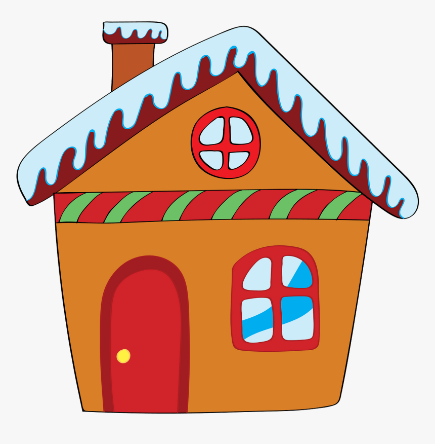 Gingerbread House Clipart, HD Png Download, Free Download