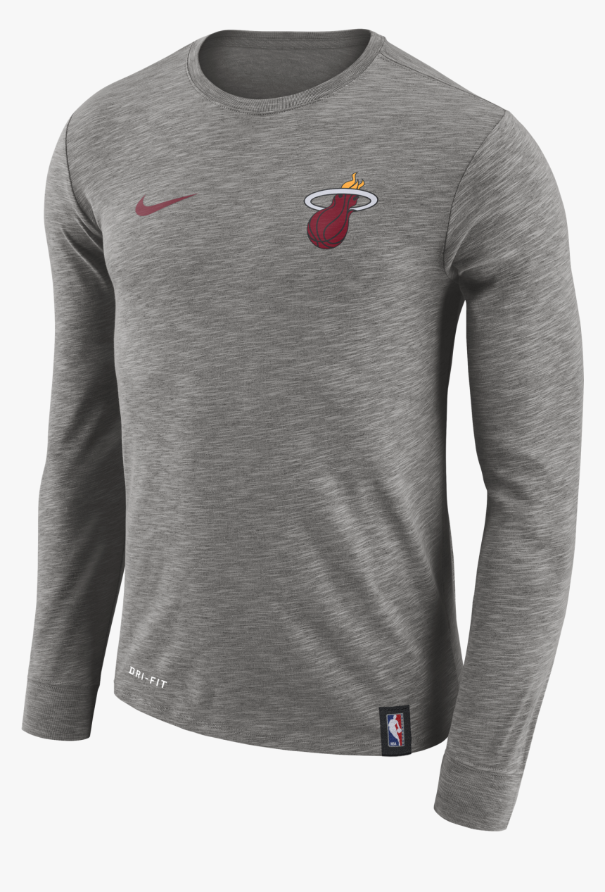 Gray Nike Long Sleeve, HD Png Download - kindpng