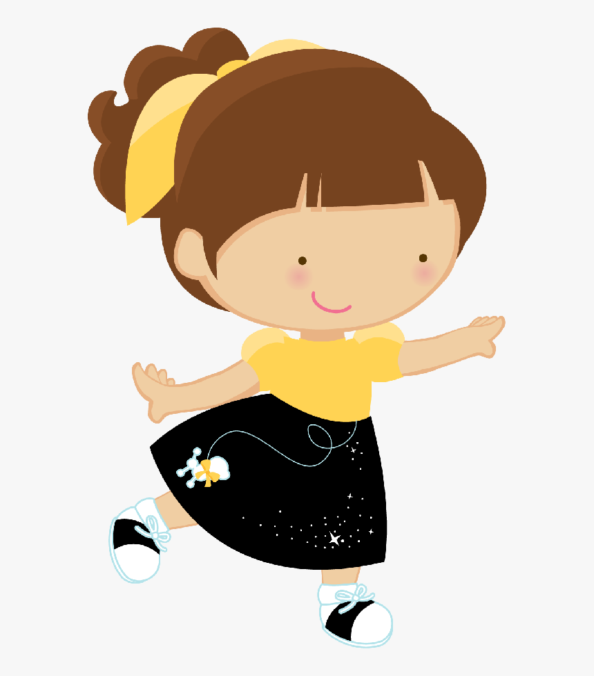 Little Dancing Girl Girl Dancing Clipart Hd Png Download Kindpng