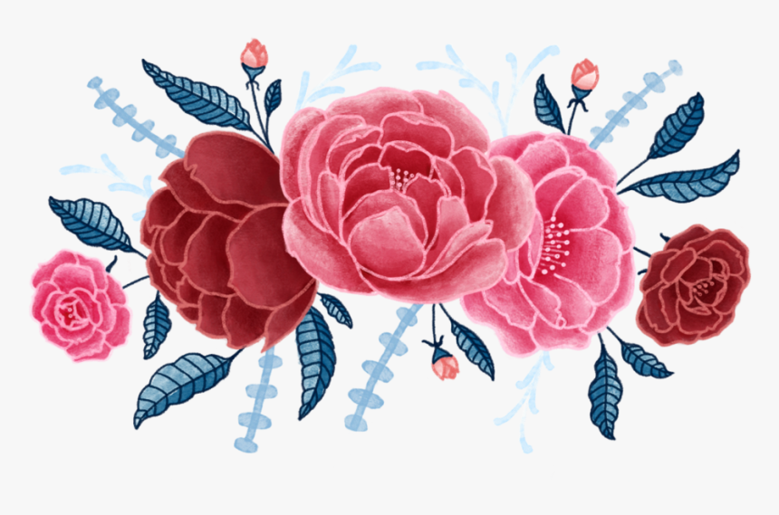 Lamb Wedding Art - Garden Roses, HD Png Download, Free Download