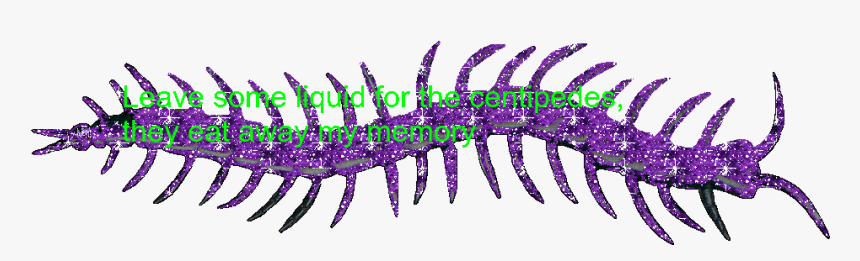 #mysticker #glitter #lilpeep #lilkennedy #lyrics #centipede - Drawing Lil Peep Centipede, HD Png Download, Free Download