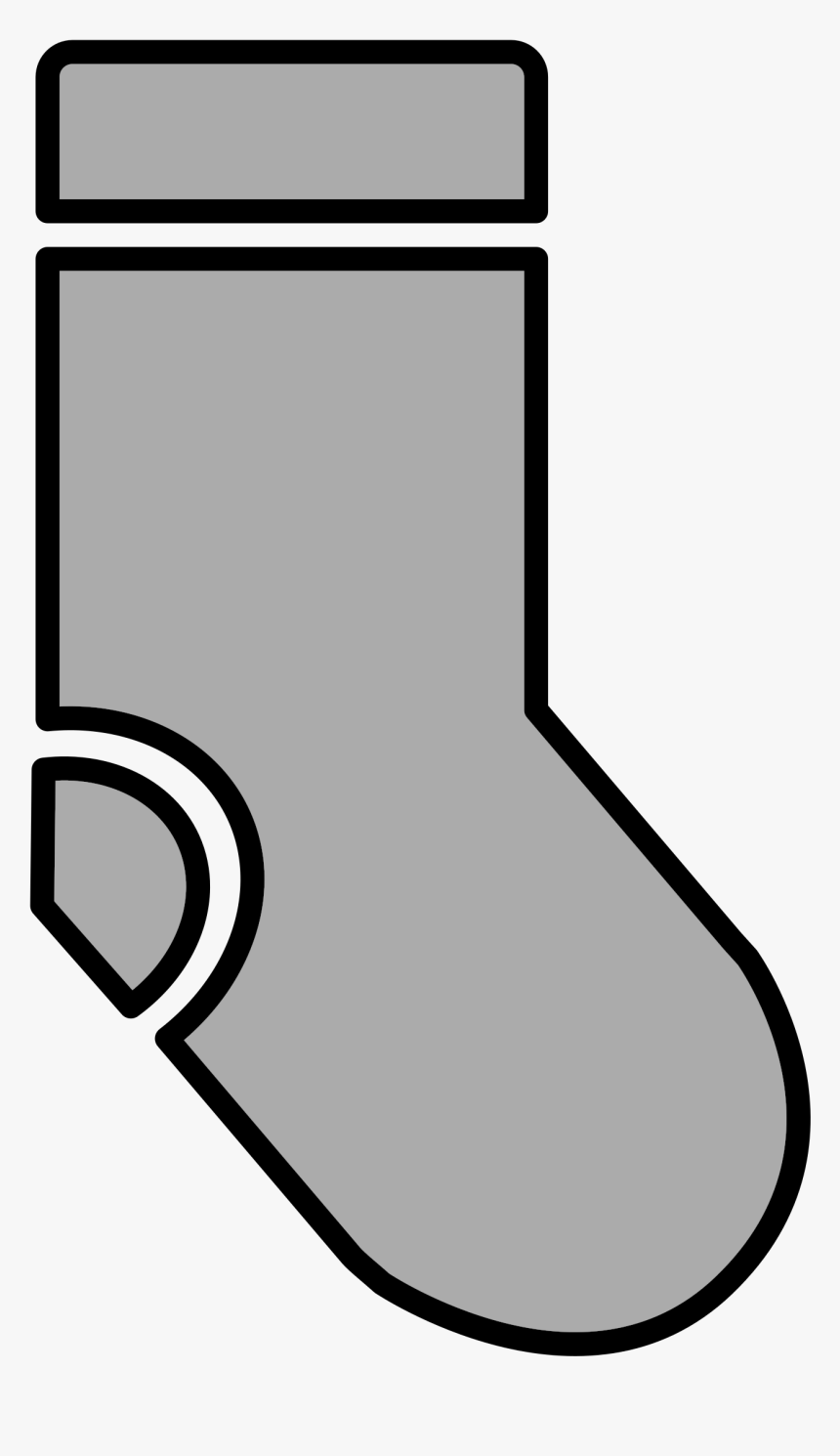 Simple Sock Clip Arts - Portable Network Graphics, HD Png Download, Free Download