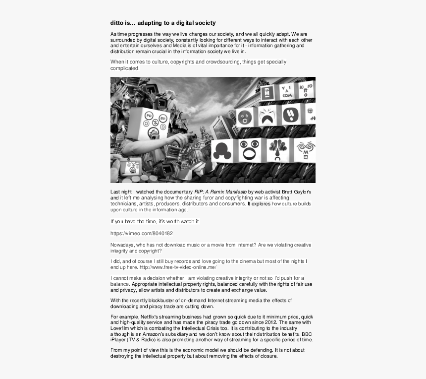 Rip A Remix Manifesto, HD Png Download, Free Download