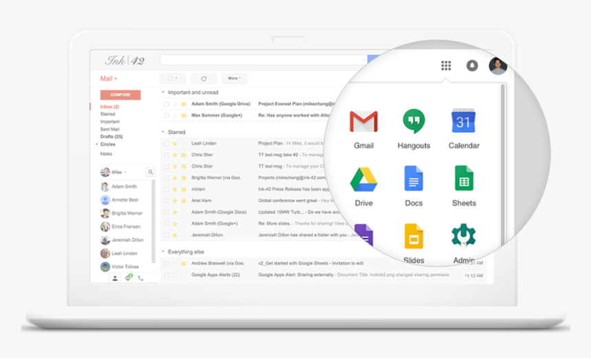 Googledocsdrive - Gmail G Suite, HD Png Download, Free Download