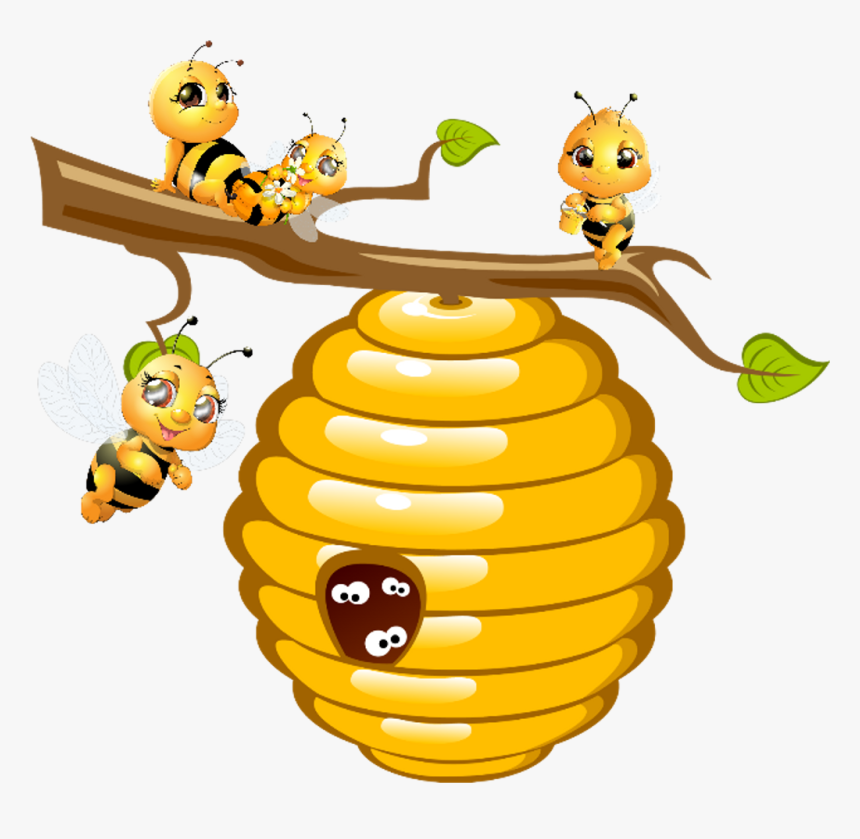 #bees #hive #honey - Clip Art Bee Hive, HD Png Download ...