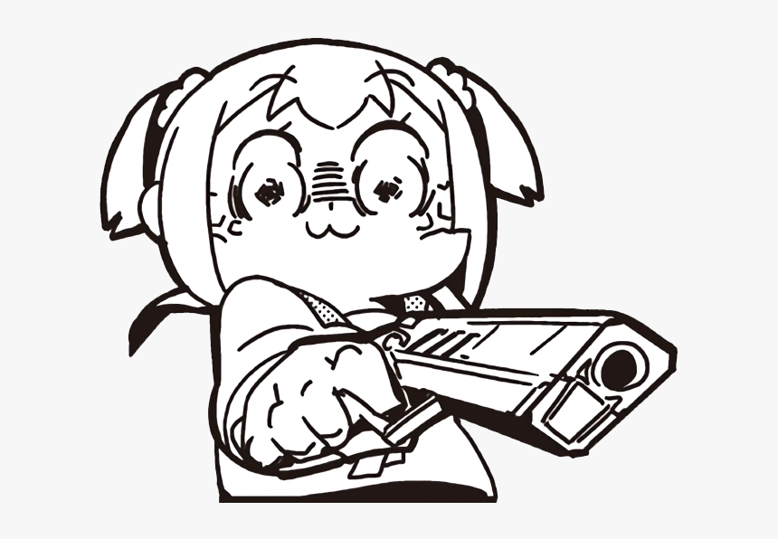 Pop Team Epic Png - Pop Team Epic Angry, Transparent Png, Free Download