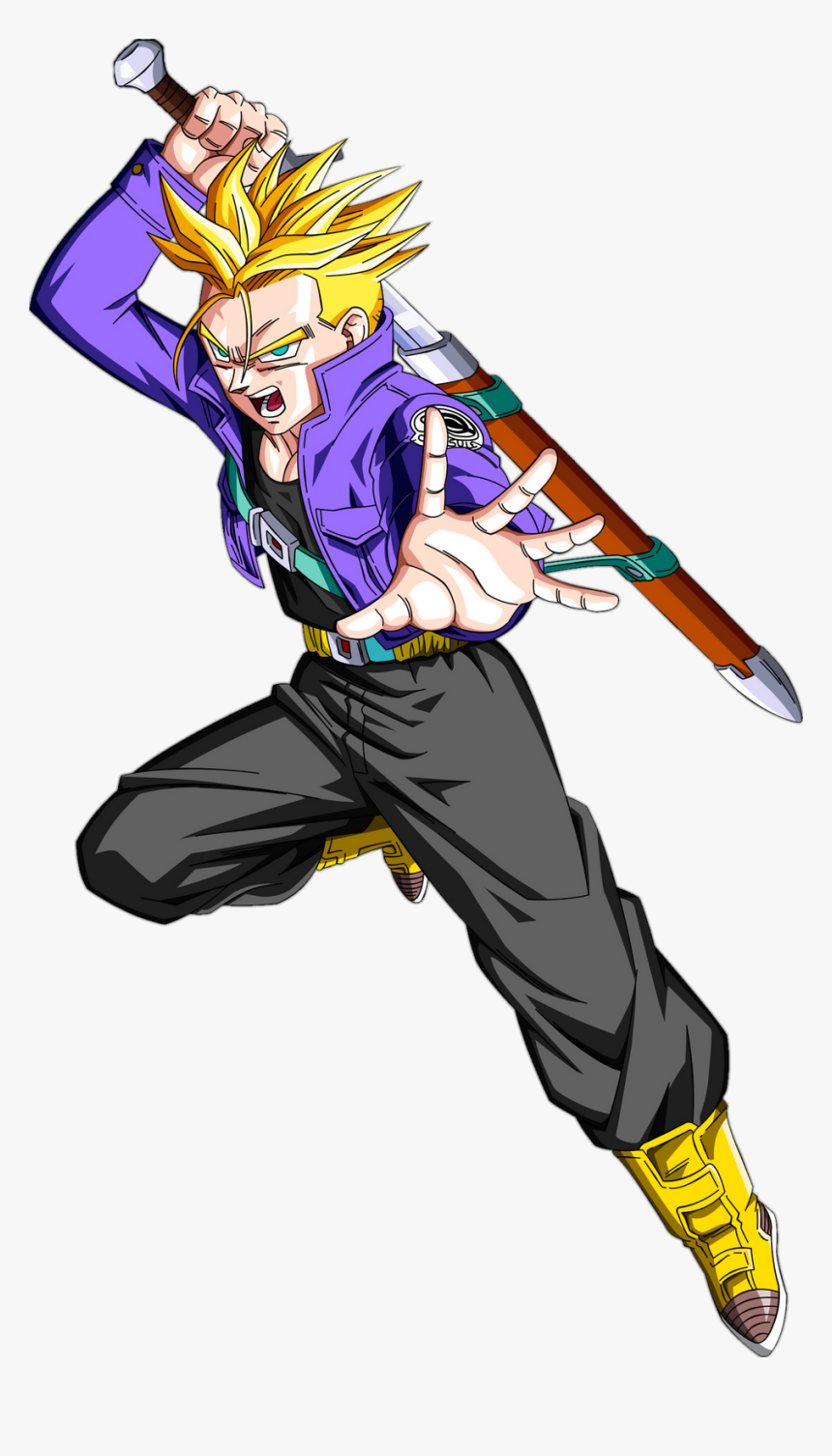 Dragon Ball Z Trunks Png, Transparent Png, Free Download